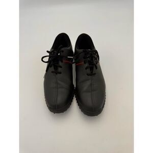 Adidas Men's Size 10.5 Spiked Outsole Leather Thintech‎ Adizero Golf Shoes Black